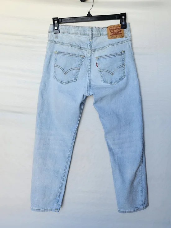 Levi's Light Blue Slim Straight Kid's Jeans - Picture 4 of 16